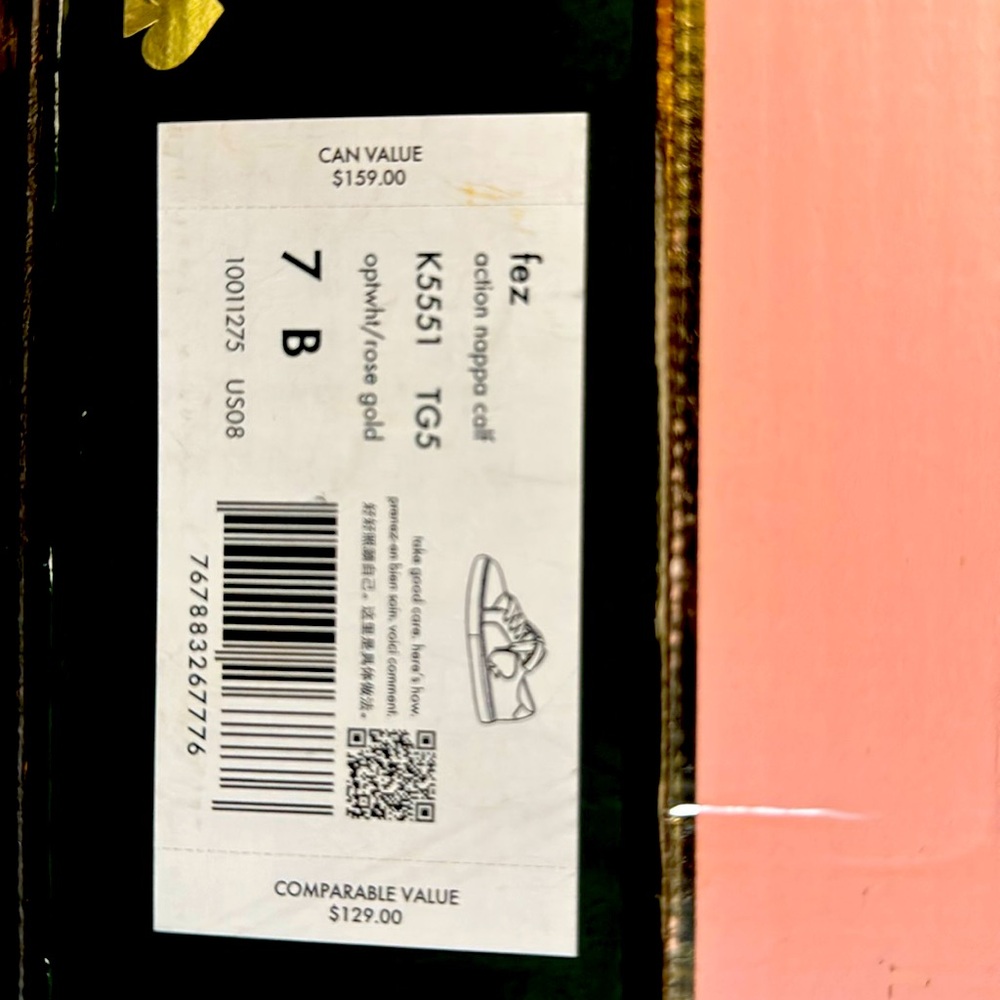 Kate spade white /rose gold